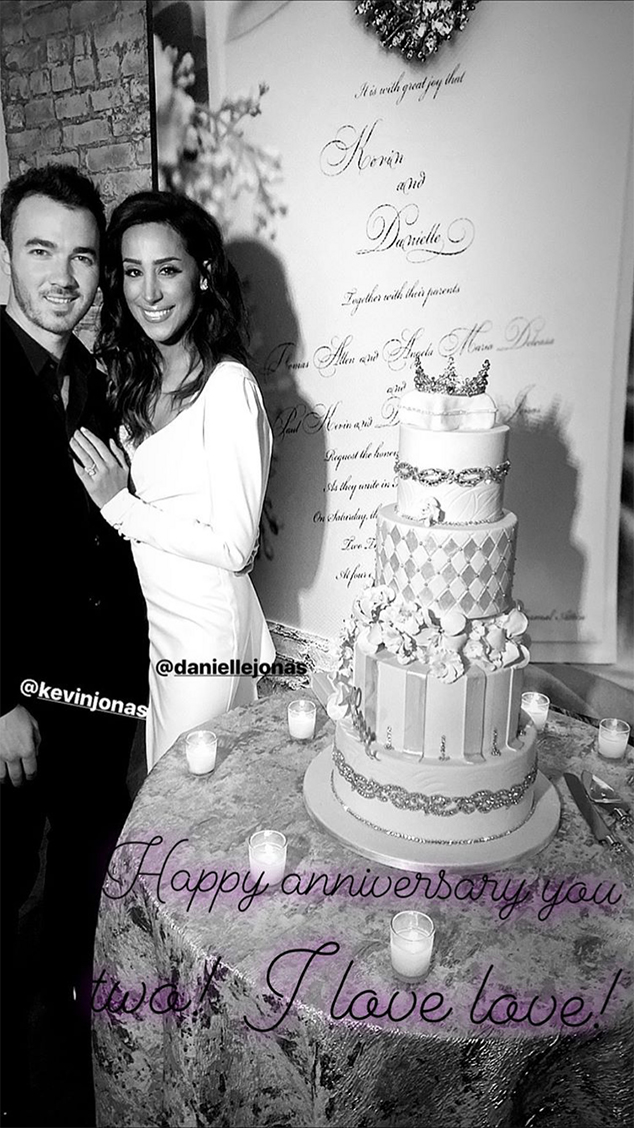 Inside Kevin And Danielle Jonas 10 Year Wedding Anniversary Party E Online,Corian Countertops With White Cabinets